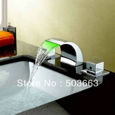 Beautiful Newly 3 piece set Faucet Bathroom Basin Brass Sink Mixer Tap CM0432
