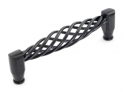 Black birdcage drawer pull handle Cabinet Handle And Knobs Europe Style ( C:C:128MM H:38MM )