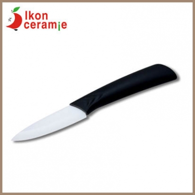 China Ceramic Knives,3 inch 100% Zirconia Ikon Ceramic Fruit Knife.(AJ-3001W-CB)