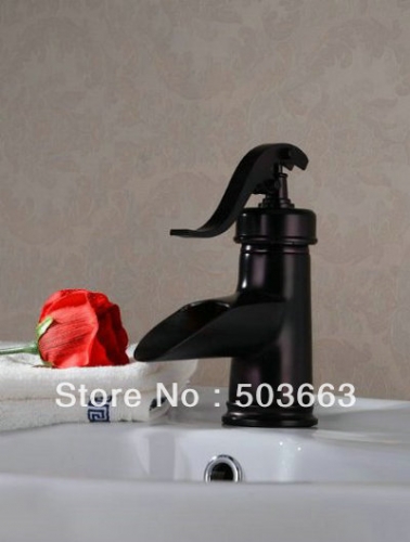 Classic Black Tap Kitchen Sink Bathroom Basin Mixer Faucet Oil Rubbed Brass Vanity Faucet L-1614