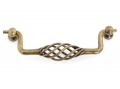 European Classical style Furniture Cabinet Drawer Pull Handle Antique Brass Birdcage( C:C:128MM H:40MM )