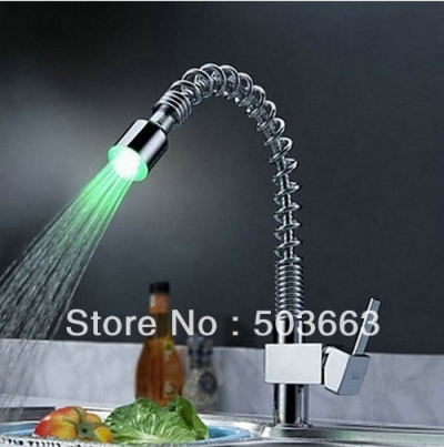 New Pull Out Stream Chrome Faucet Kitchen Bathroom Basin S-696