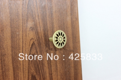 Single Furniture Zinc Alloy Bronze ?Copper Plating ?Kitchen Cabinet Drawer Pull Knob Handle Drawer Handles