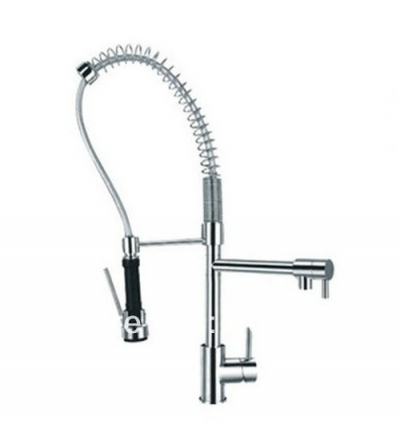 Wholesale 1000mm Swivel Kitchen Brass Faucet Basin Sink Pull Out Spray Mixer Tap S-725