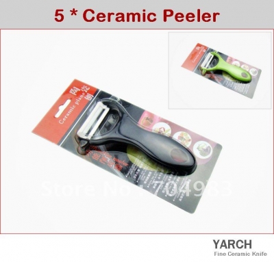 YARCH ceramic peeler with retail box,Fruit Vegetable Ceramic Knife Peeler , CE FDA certified,1pcs/lot [Ceramic Knife / Bulk 30|]
