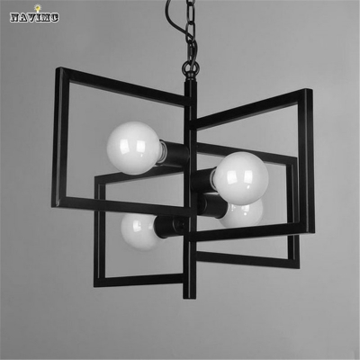american country metal vintage lamp restaurant droplight bedroom office creative led bar counter meals industrial pendant light