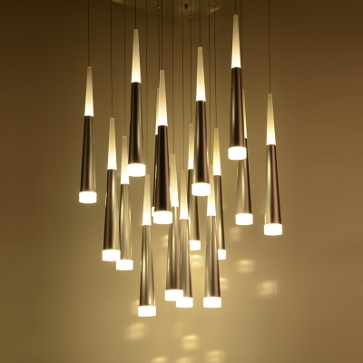 modern led pendant lamp 1 light round backplate 90-265v living dinning study room pendant light