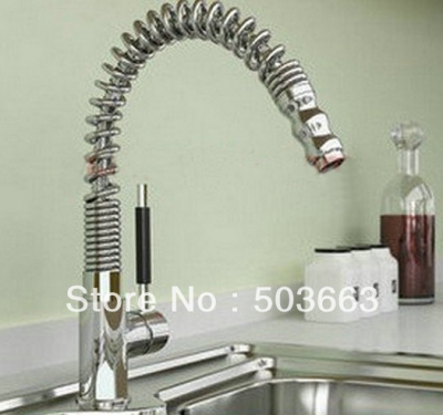 pull out faucet chrome swivel kitchen sink Mixer tap b547 promotion nice pull out kitchen faucet
