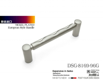 (4 pieces/lot) 96mm Luxury Zinc Alloy Drawer Handles& Cabinet Handles &Drawer Pulls & Cabinet Pulls, DSG-8169-G-96 [96mm Cabinet/Drawer Handle 259|]