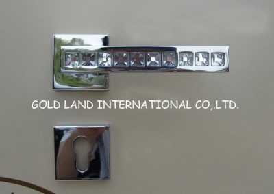 72mm Free shipping 2pcs handles with lock body+keys European-style interior door locks door lock/bedroom door handle lock