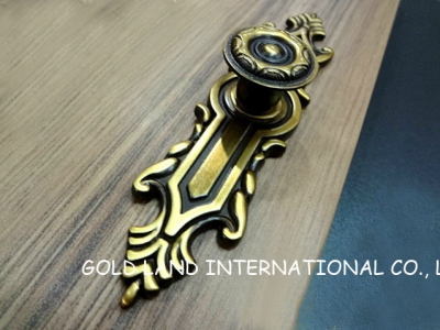 L125.5mm Free shipping pure copper bedroom cabinet handle