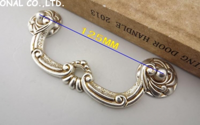 L125mm Free shipping zinc alloy Cupboard Drawer Pull Handle for Wardrobe handle