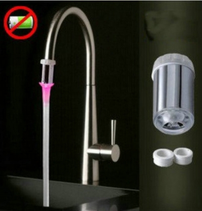 New Single Handle Led Brass Nickel Brushed Swivel Kitchen Pull Out Tap Sink Mixer Faucet S-692