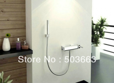 Unique Chrome Wall Mounted Bathroom Shower Faucet Set Vanity Faucet Contemporary Shower Bath Faucet L-3832