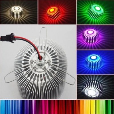bedroom wall light - sun flower led light for house decoration - safe & romantic & beautiful wall light shades 1w