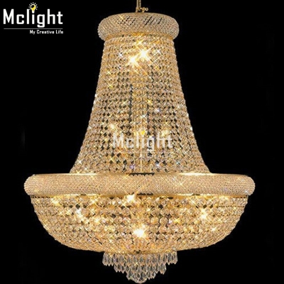 big europe luxury large chrome gold luster crystal chandelier light fixture classic light fitment for el lounge decoratiion