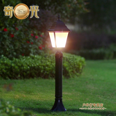 black/bronze110v/220v outdoor led lawn lamp waterproof garden lights outdoor lamps streetlights tall-column