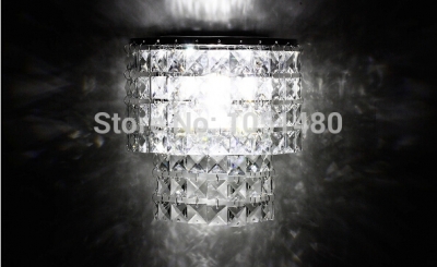 new modern crystal wall lamp led light home lighting dia175*h185mm . fast