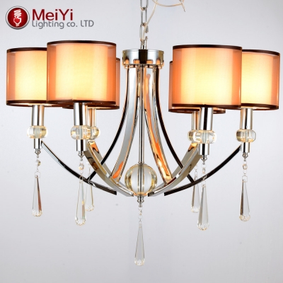 new modern iron crystal chandelier for home ceiling industrial pendant lamp hanging fixture indoor lighting decoration