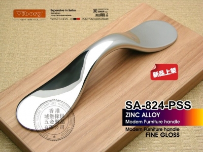 (4 pieces/lot) 96mm Luxury VIBORG Zinc Alloy Drawer Handles& Cabinet Handles &Drawer Pulls & Cabinet Pulls, SA-824-PSS