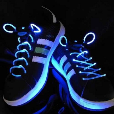 12 pcs(6 pairs) led flash shoelaces light,luminous shoestring,led bootlace neon shoe string [indoor-decoration-4229]