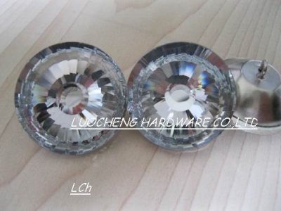 200PCS/LOT 18 MM SUNFLOWER CRYSTAL BUTTONS FOR SOFA INDUSTRY OR OTHER DECORATION FILEDS