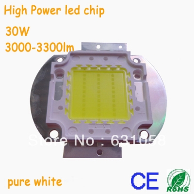 4pcs /lot 30w led chip epistar led bead for high brightness led floodlight pure white 3000lm 50000hours