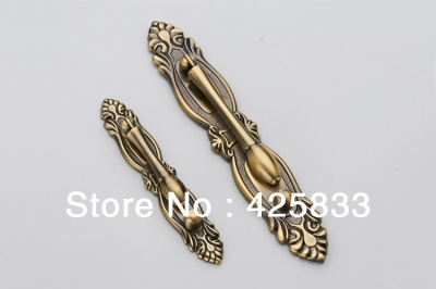96mm Antique Brass Plating ?Zinc Alloy Cabinet Handles Kitchen Drawer Pull Dresser Knobs&Handles