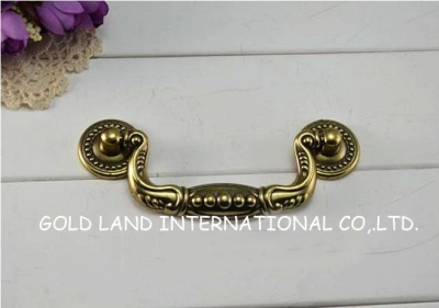 98mm Free shipping bronze-colored cabinet drawer handle