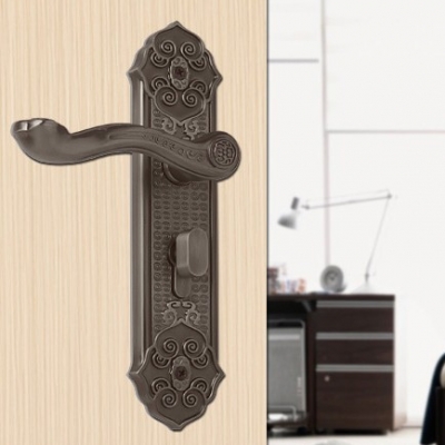 Chinese antique LOCK Green bronze Door lock handle door levers out door furniture door handle Free Shipping(3 pcs/lot) pb52