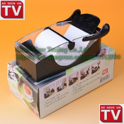 Free Shipping! Magic easy Sushi Maker Roller Equipement With Color Box As See On TV