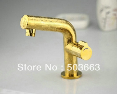 Free shipping luxury new style bathroom basin sink faucet mixer tap golden color b01