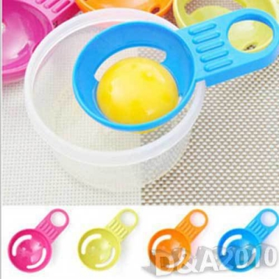 Kitchen tool Helper Egg White Yolk Separator Filter Divider Sieve Holder Color mix