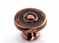 905-24 single hole small round antiqued pure copper alloy knobs for drawer/wardrobe/cabinet