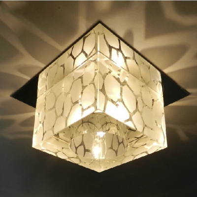 crystal 3w led ceiling light dia 100mm