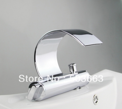 durable solid brass chrome finish deck mount bathroom faucet basin tap sink faucet vessel mixer vanity faucet L-1003