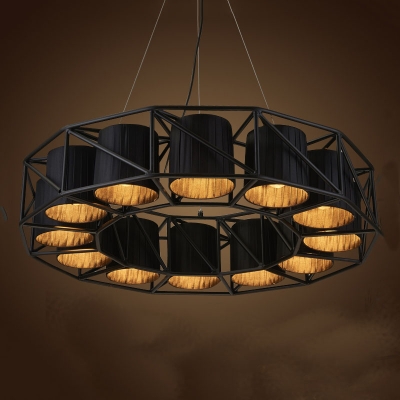 large vintage loft black wrought iron spider pendant light for dining room restaurant lounge light fixture pendant lamp
