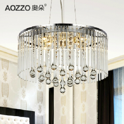 led light fixture bedroom lamp modern simple crystal ceiling chandelier lights