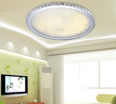 new modern item dia450mm dimmable crystal ceiling lamp bedroom light,lustres led lighting with remote control