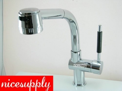 pull out faucet chrome swivel kitchen sink Mixer tap b536 sanitary pull out faucets