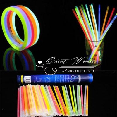 100 pcs/lot glow stick,led lightstick for holiday/party,fluorescence flash stick with cylinder box [30--4139]