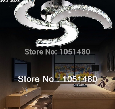2014 wholes lustre crystal led ceiling lamp modern lighting for living room and dinning room
