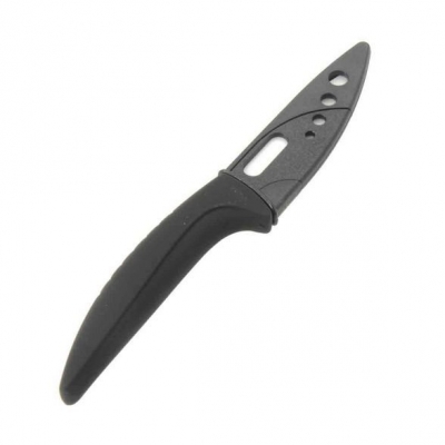3" Chef Kitchen Cutlery Ceramic knife Knives with Sheath black