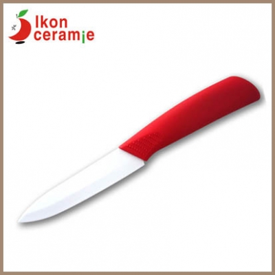 China Ceramic Knives,5 inch 100% Zirconia Ikon Ceramic Fruit Knife.(AJ-5001W-BR)
