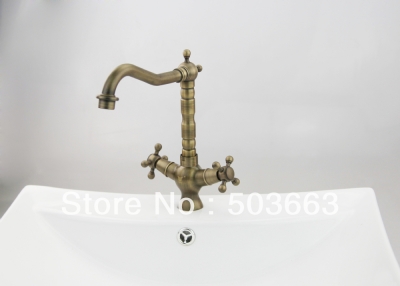 Design Antique Brass Vessel Sink Faucet Bathroom Mixer Basin Faucet Sink Tap Bath&kitchen Faucet Vanity Faucet L-0159