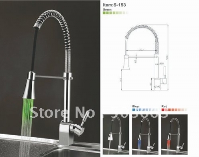 Polished Chrome Pull Out Bathroom Sink Basin Mix Tap Faucet CM0265