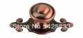 Single Furniture Red Zinc Alloy Bronze Copper Plating Kitchen Knobs Cabinet Handle Drawer Pull