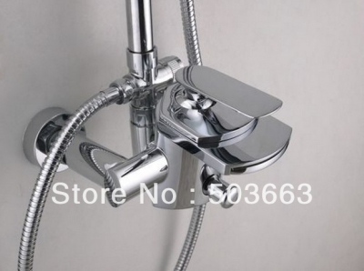 Wall Mounted Faucet Bathroom Polished Chrome Mixer Tap CM0328