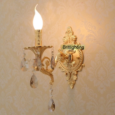 bedside led wall lights vanity light luxury gold wall lamp bathroom lighting unique wall sconces modern wall sconce crystal lamp