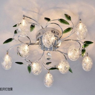 est fashion crystal ceiling light modern for living-room bedroom whole & retail 10 lights d68* h15cm
